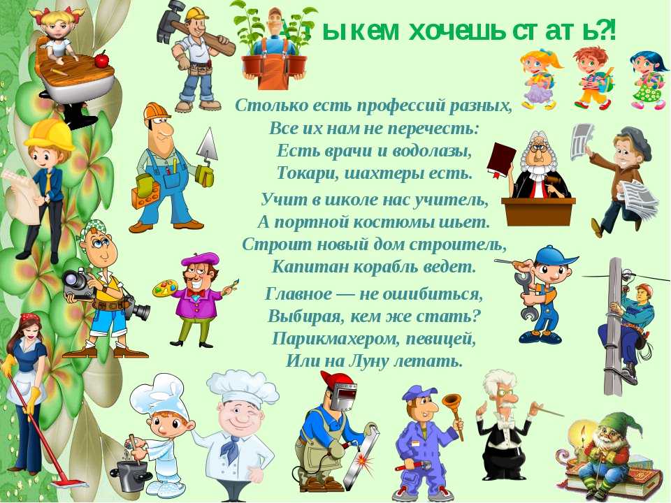 Все профессии важны 1 класс классный час с презентацией