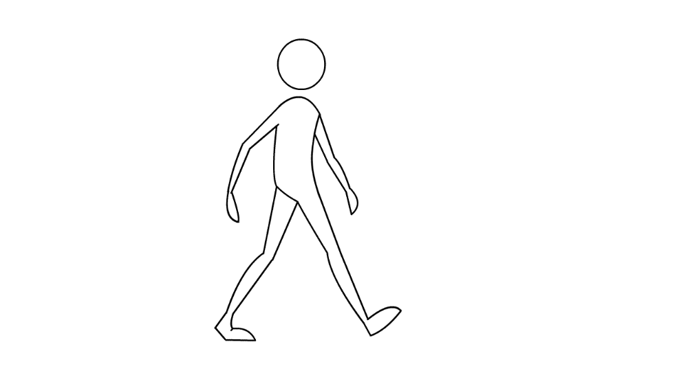 Гиф рисуем. Анимация ходьбы. Походка анимация. Анимация ходьбы человека. Покадровая ходьба.