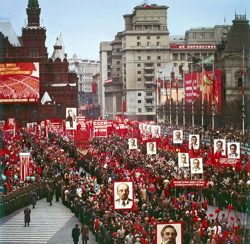 Демонстрация 1 мая в ссср фото