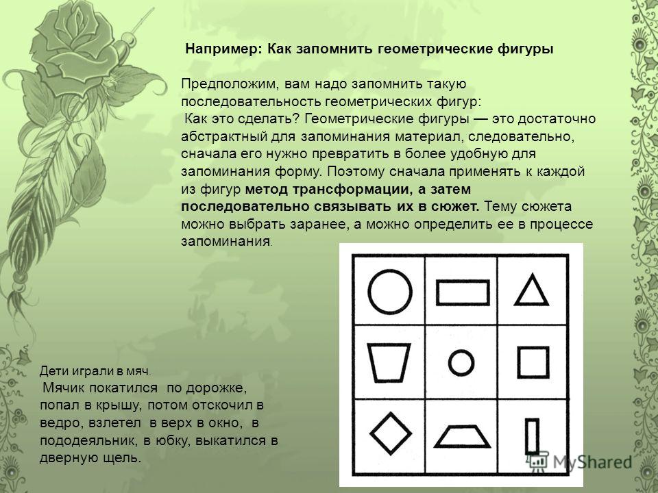 Запомни про. Фигуры для запоминания. Запоминание фигур методика. Методика запомни фигуры для дошкольников. Методика геометрические фигуры.