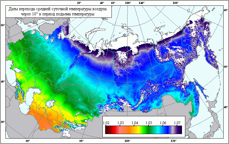 Карта погодных зон