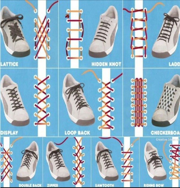 Как правильно шнуровать кроссовки adidas: Способы зашнуровать кроссовки ...