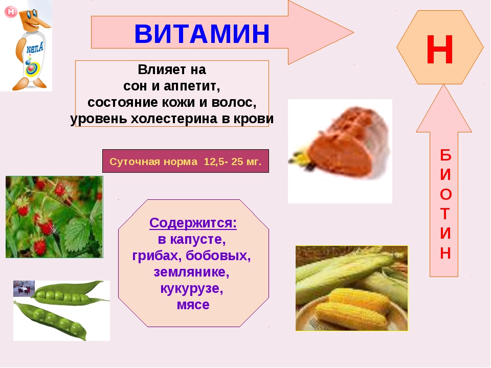 В каких продуктах содержится витамин в картинки