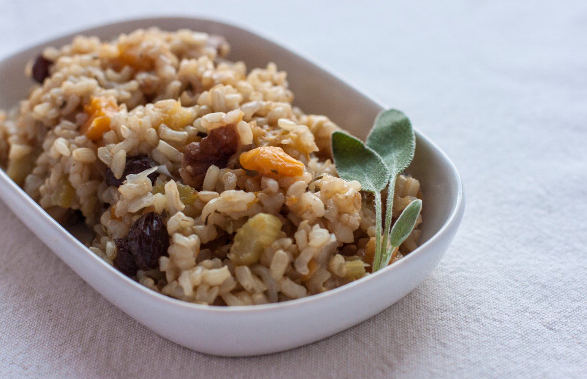 Блюда с бурым рисом рецепты с фото