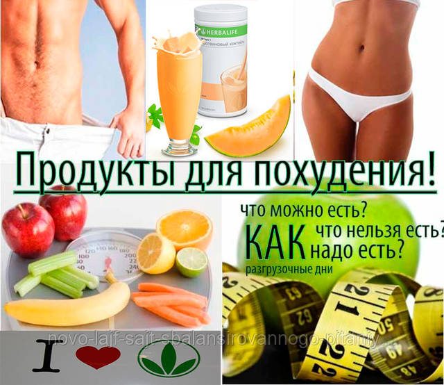 Продукты способствующие снижению веса